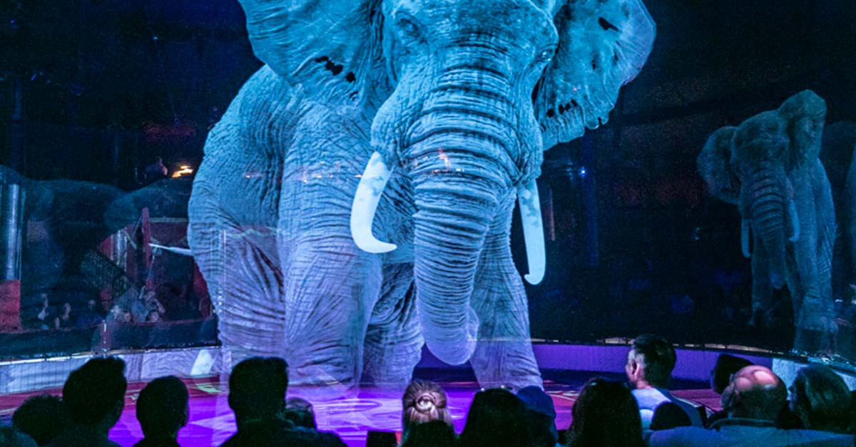 Un espectáculo sin maltrato, circo reemplaza animales reales por hologramas